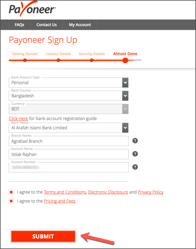 Payoneer Hesabı Nasıl Oluşturulur [50$ Bonus ile] 8