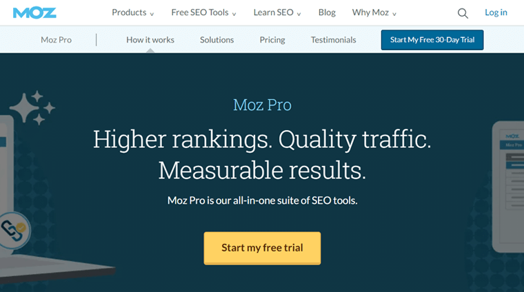 Moz Pro - Alternative Ubersuggest