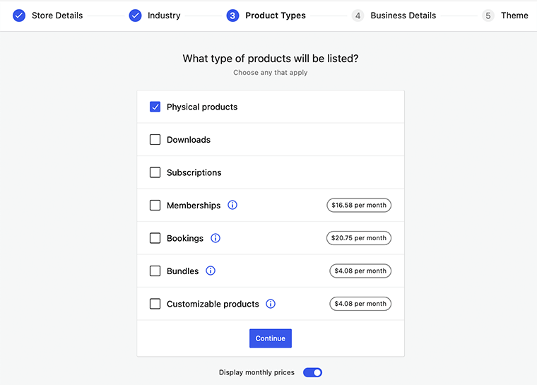 Configurarea tipurilor de produse WooCommerce