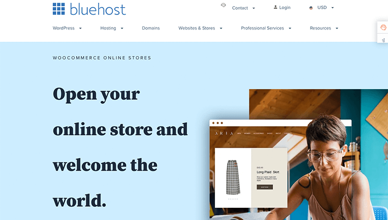 Хостинг WooCommerce под управлением Bluehost