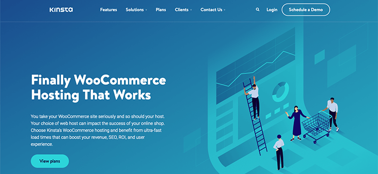 Kinsta Управляемый хостинг WooCommerce