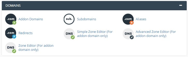 Addon Domains no cPanel permite excluir o nome de domínio do seu site no WordPress.