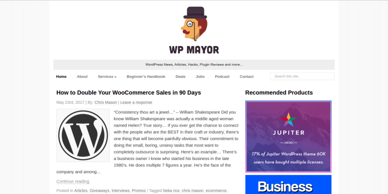 WPMayor WordPress 博客