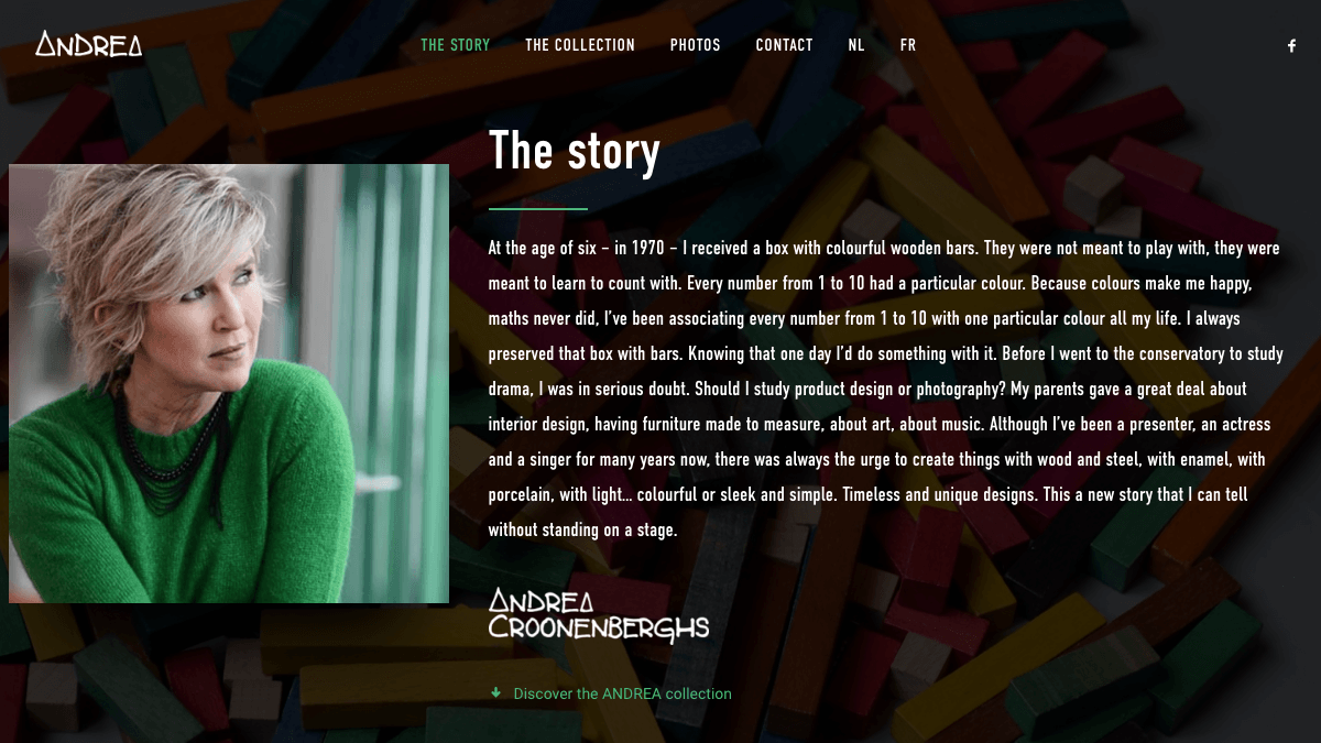 Une bio de l'auteur du site.