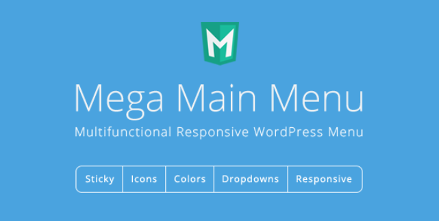 Plugin WordPress Mega Meniu principal