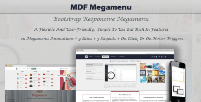 Plugin wordpress MDF Mega Menu