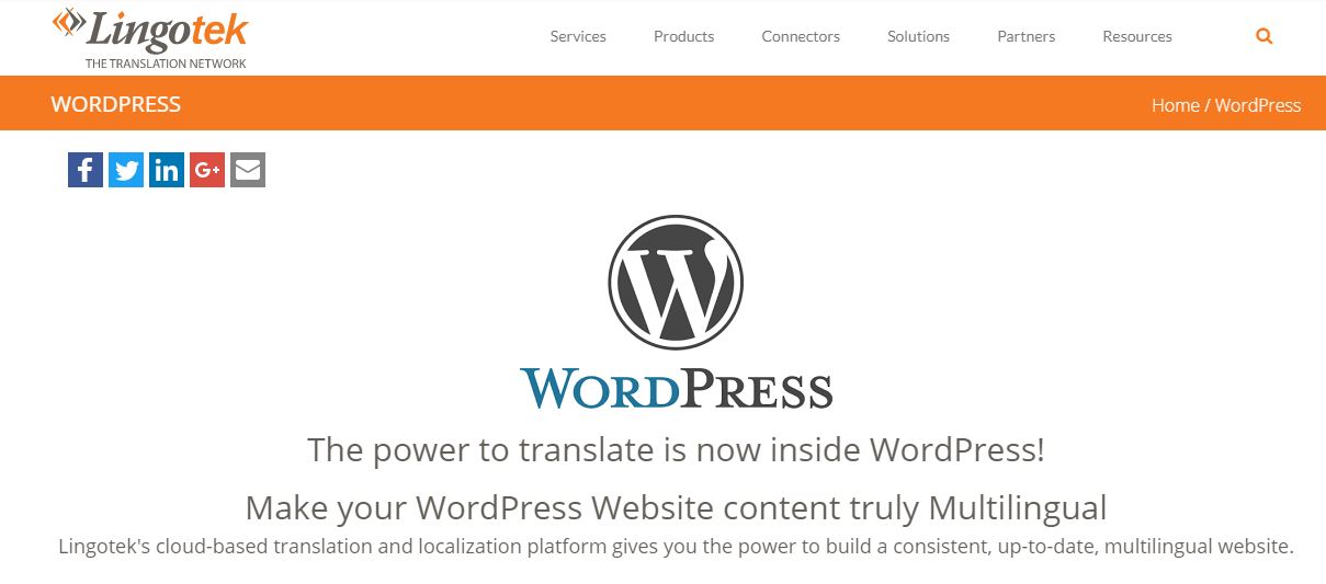 Lingotek Translation WordPress 다국어 플러그인