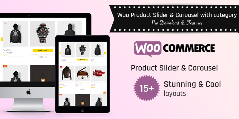 Woo Product Slider and Carusel cu categorie