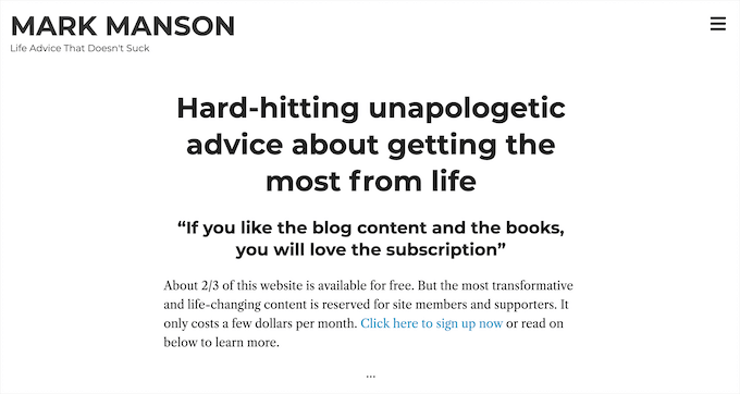 Mark Manson