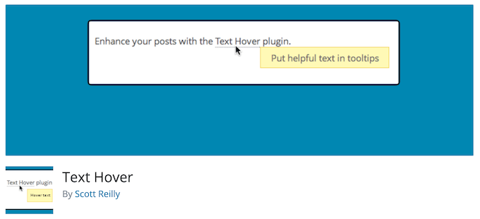 Text Hover