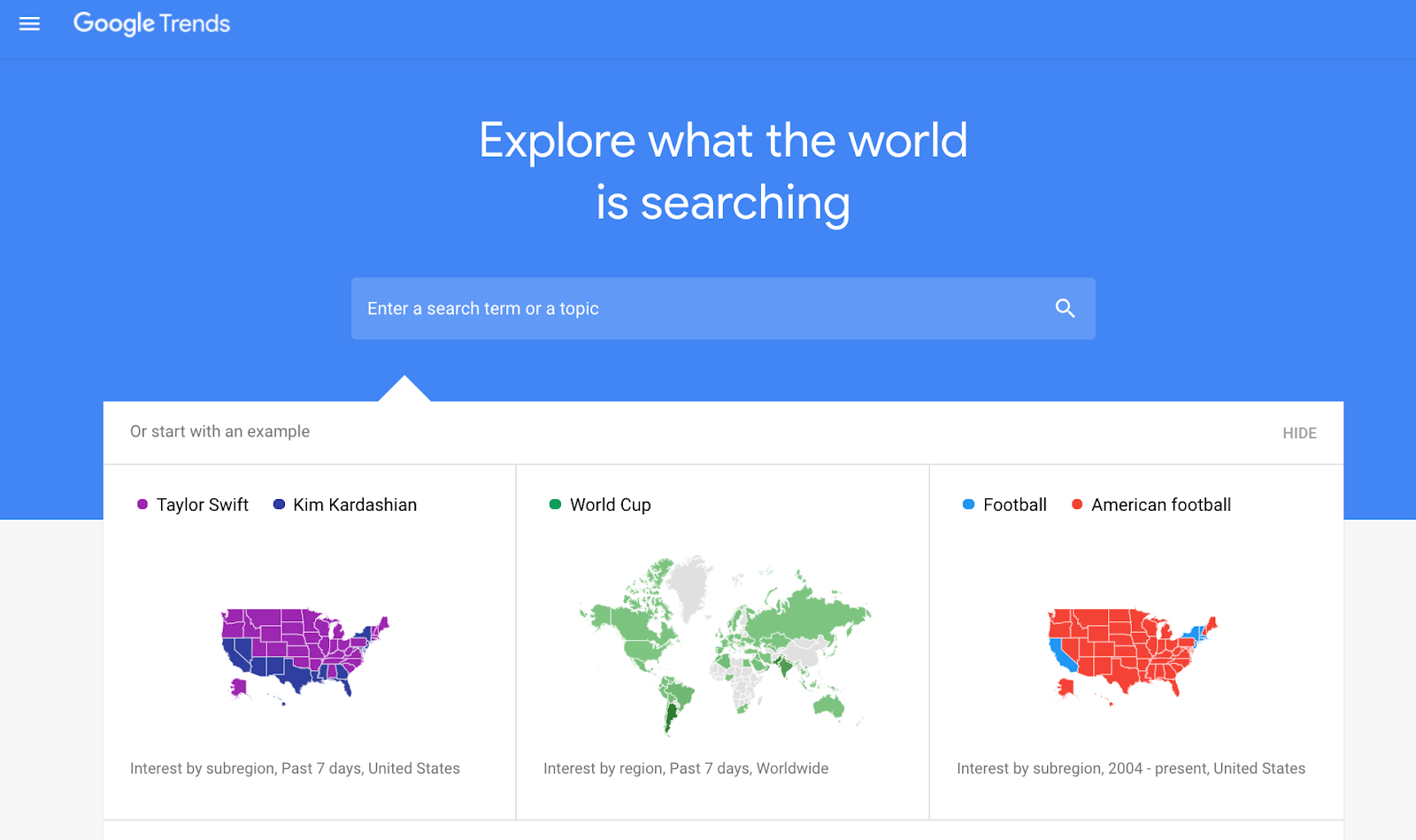 เครื่องมือ SEO: Google Trends