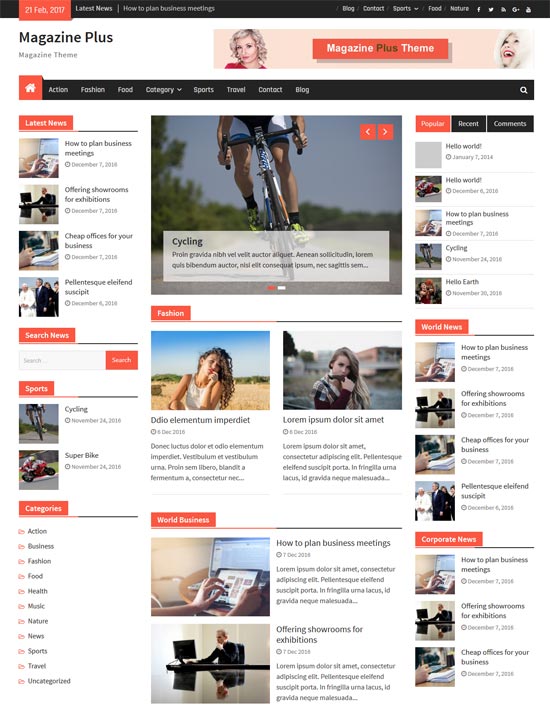 magazyn plus darmowy responsywny motyw wordpress