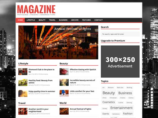 MH Magazine Responsywny darmowy magazyn motyw WordPress