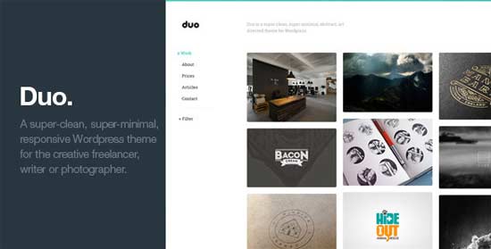 Duo-Unique-Minimal-Responsive-Wordpress-Theme