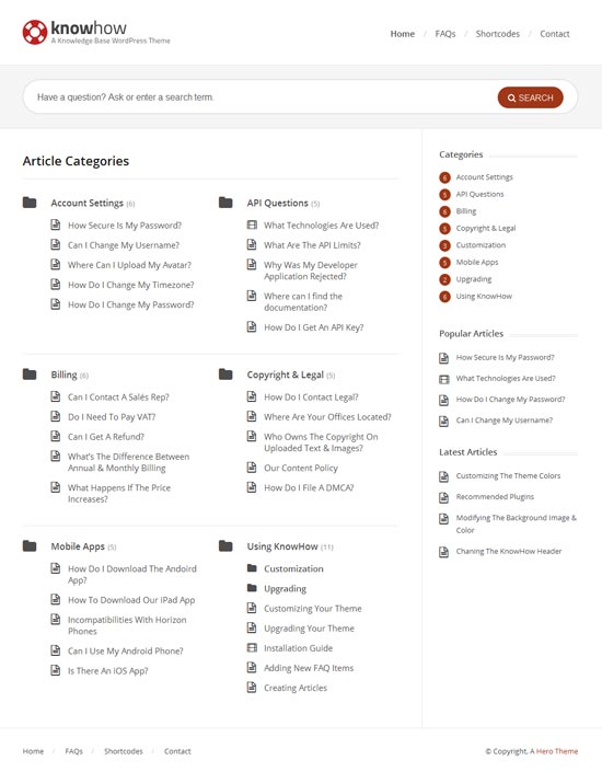 KnowHow-Knowledge-Base-WordPress-Theme