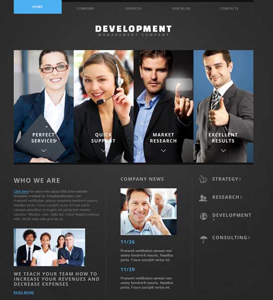 Joomla Theme for Business Web Resource 2.5