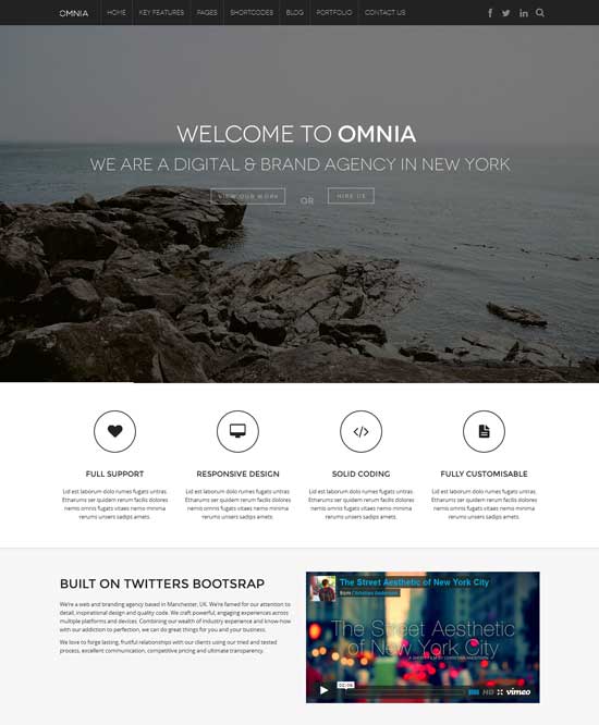 Omnia-อเนกประสงค์-หน่วยงาน-Drupal-Theme