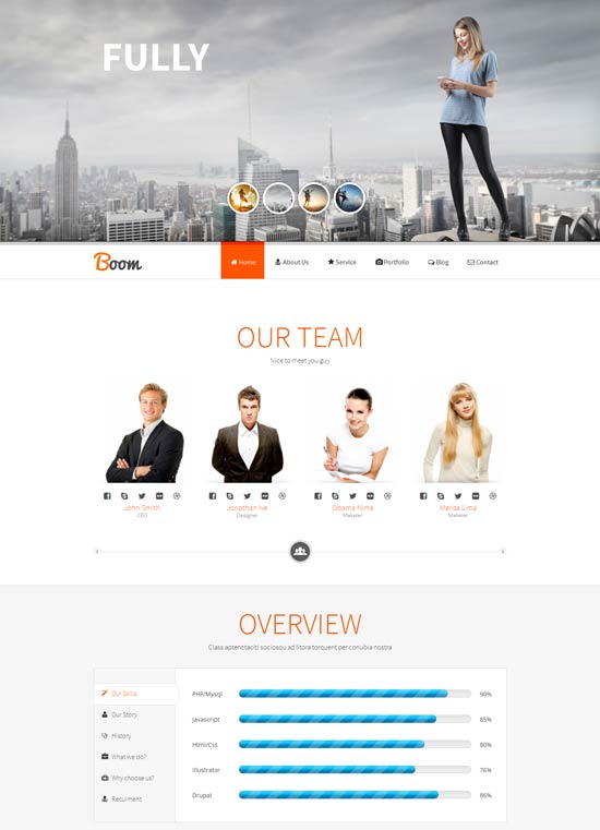 Boom-Responsive-Onepage-Drupal-Theme