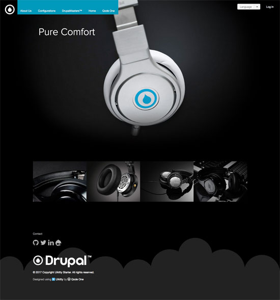 เพลงแพลตตินั่ม drupal ธีม