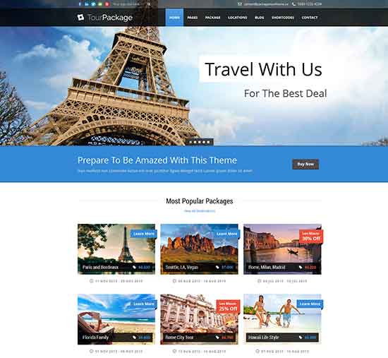 ツアーパッケージ-旅行会社向けのWordPress旅行テーマ