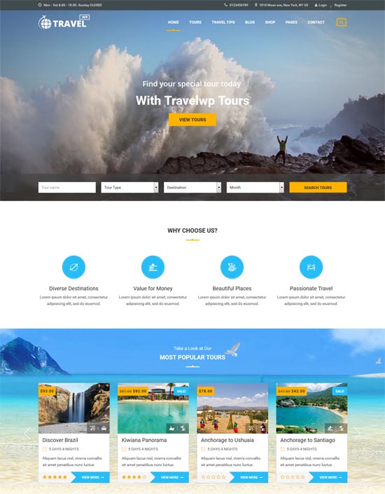旅行wp旅行ツアー予約ワードプレスのテーマ