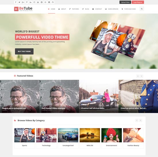 tema betube video wp