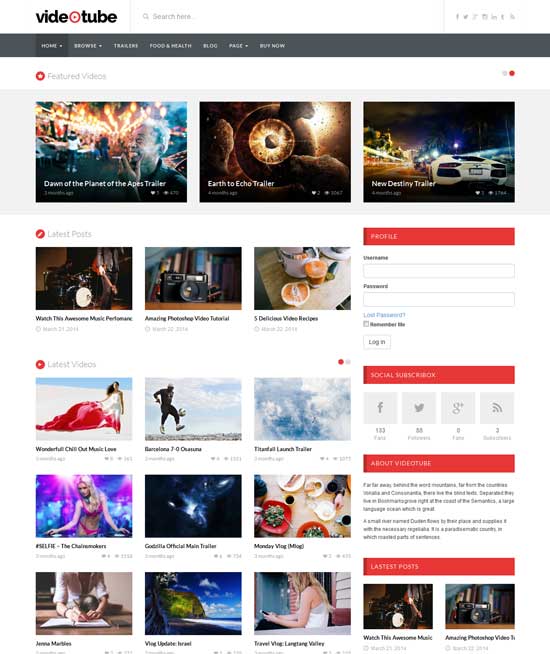 VideoTube-Responsive-Video-WordPress-Temă