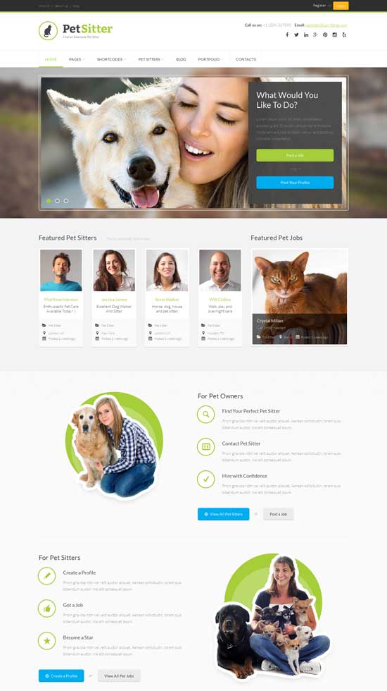 PetSitter-Job-Board-Responsive-WordPress-Theme