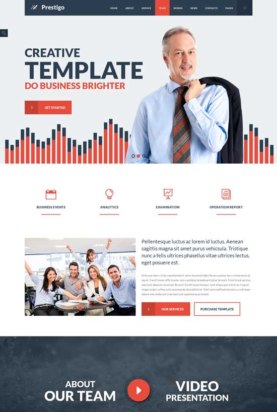 Prestigo-Flat-Premium-Template