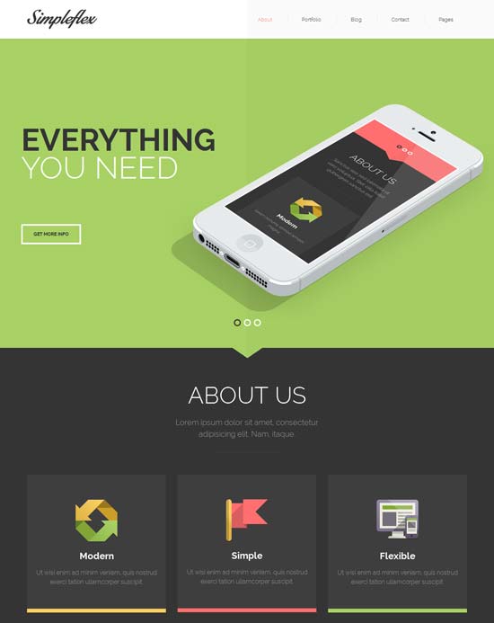 Simpleflex-MultiPage-Flat-HTML-templat