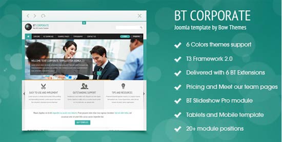 BT Corporate Responsive Consulting Șabloane Joomla