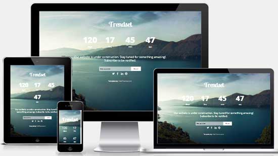 Free-Coming-Soon-Responsive-Web-Template-Trendset