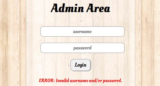 Form Login dengan PHP, Jquery