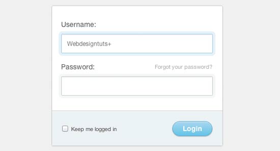 Elegant Login Form