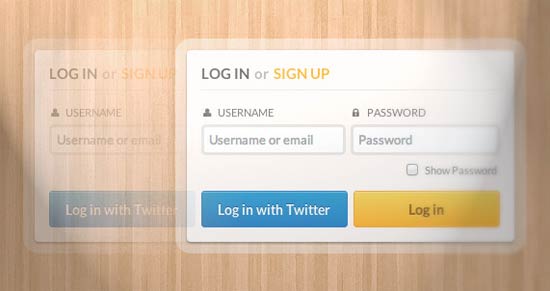 Custom Login Form Styling