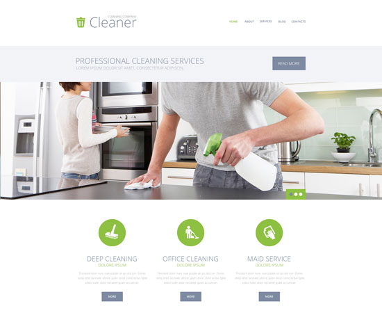 クリーニングサービスWordPressテーマ49233