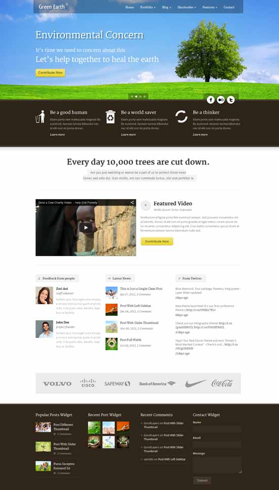 Green-Earth-Environmental-WordPress-Theme