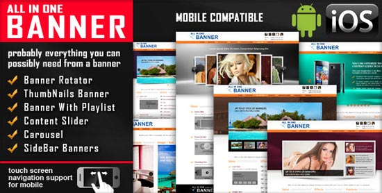 jQuery Banner Rotator / Content Slider / Carousel