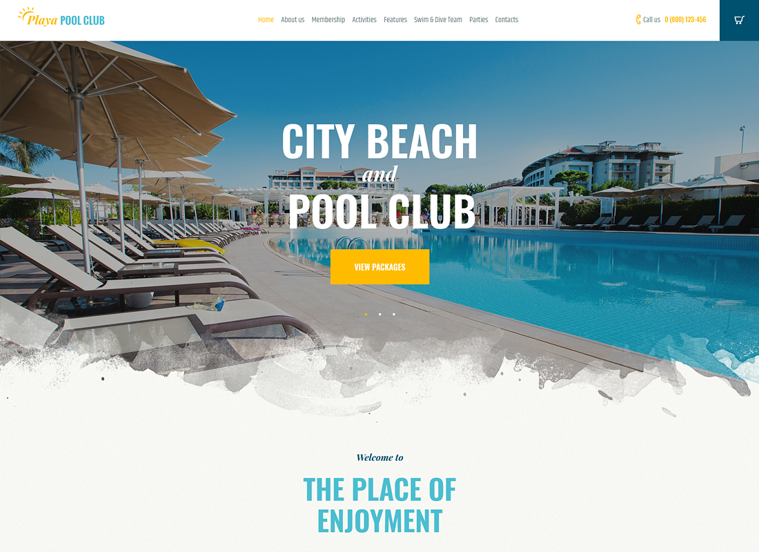 Playa | Tema WordPress City Beach & Pool Club