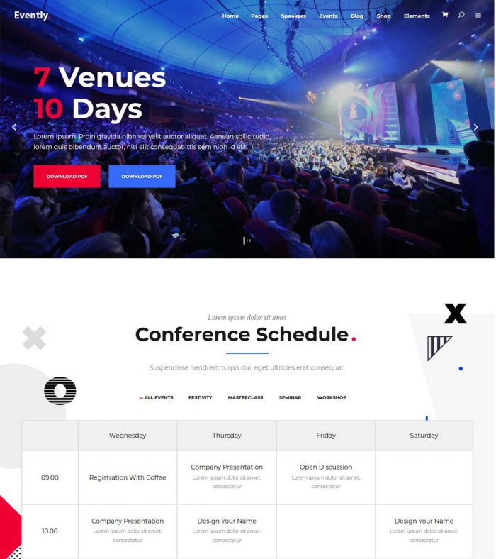 tema wordpress konferensi acara acara