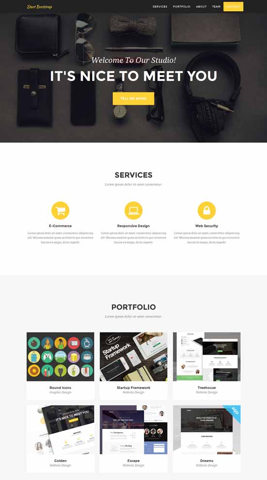 Agencia-Free-one-page-Bootstrap-Tema