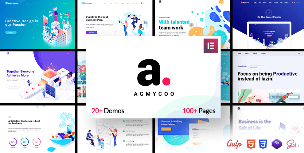 Agmycoo 啟動 WordPress 主題