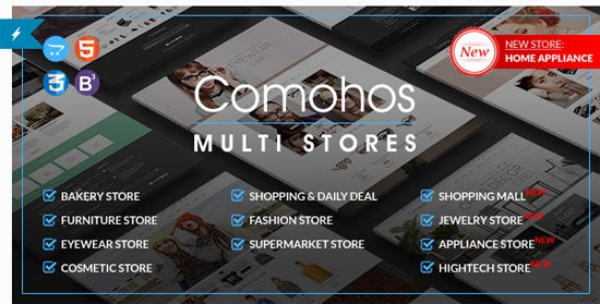 Comohos-отзывчивая-OpenCart-тема