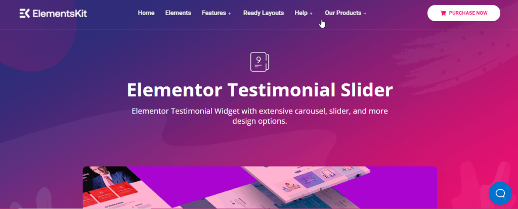 ElementsKit 的 Elementor 推薦滑塊 WordPress 的最佳推薦插件