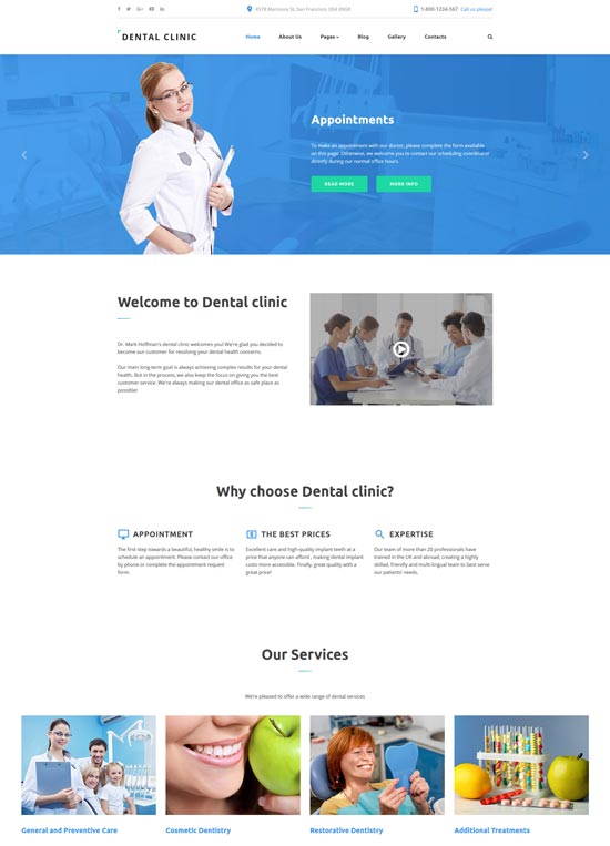 template joomla responsif kedokteran gigi klinik gigi