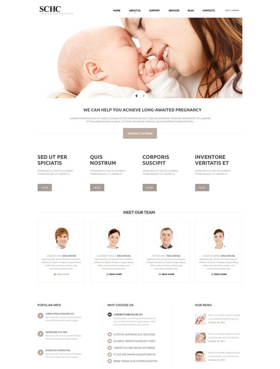 template joomla responsif medis 52318