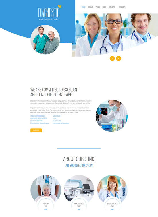 templat joomla pusat diagnostik medis diagnostik