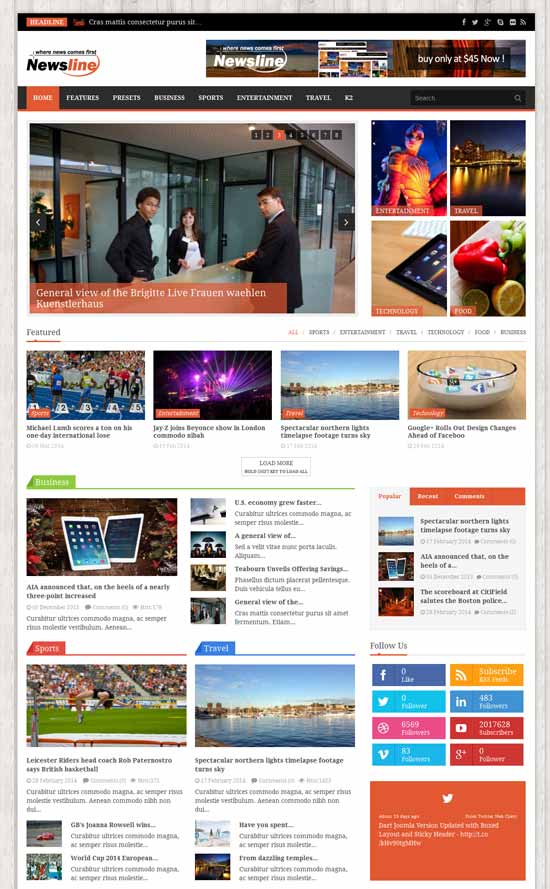 Newsline-Responsive-Magazine-Joomla-Template