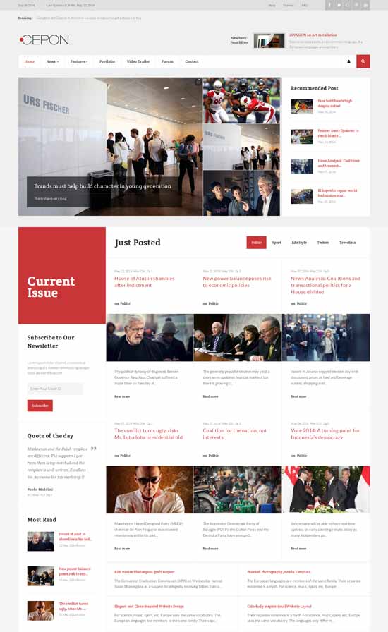 Cepon-Berita-dan-Majalah-Joomla-Templates