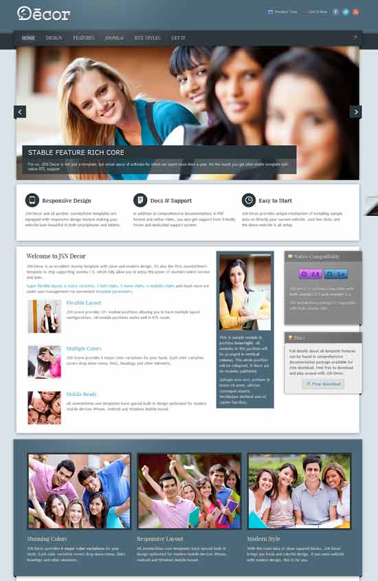 JSN-Decor--responsive-education-Joomla-template